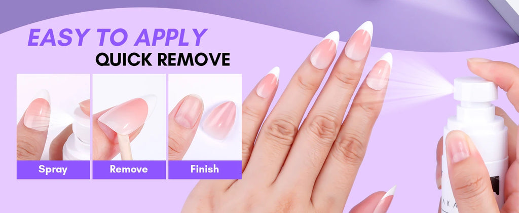 Makartt Solid Nail Gel for Acrylic Nail Tips Glue Gel Curing Needed UV Cured for Press On Nails Fake Nails Solid Nail Adhesive