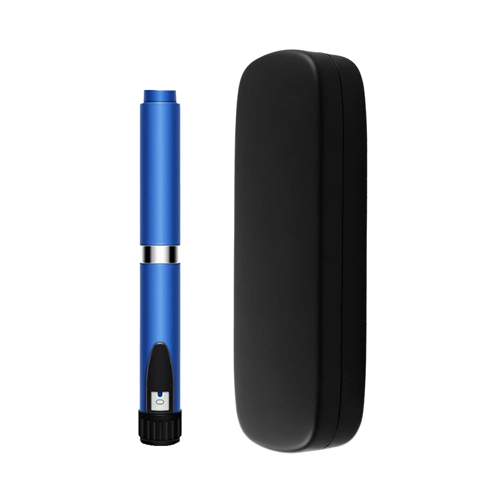60 Unit Reusable Peptide Pen Injector with Protect Case Adjustable Injection Pen Compatible with 3ml Cartridges, Home Travel Use