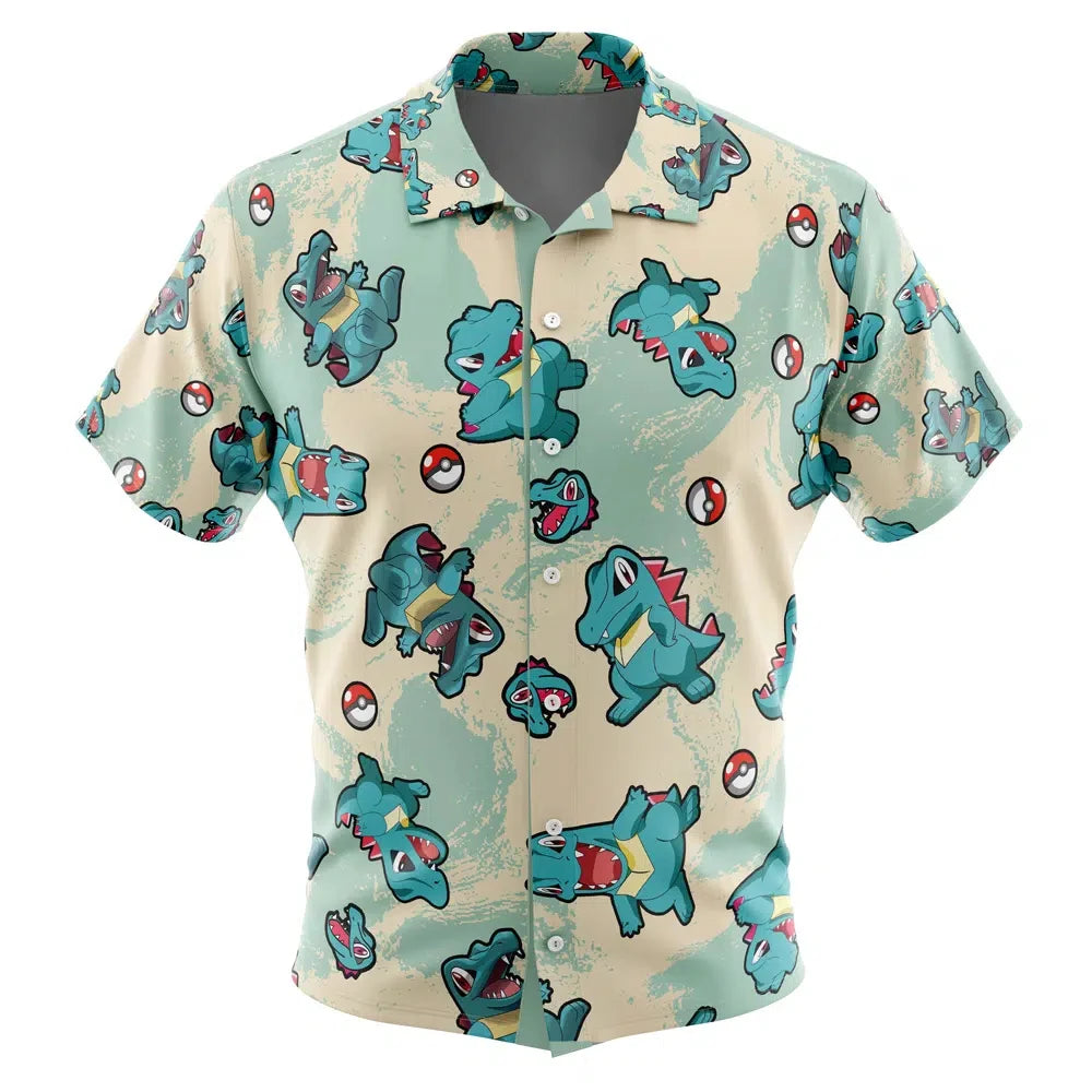 Chip N Dale Button Up Hawaiian ShirtFashion Trend Breathable Loose Versatile Casual Sports Summer Men
