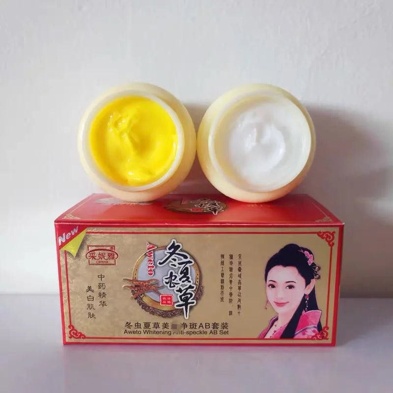 Aweto Lighthening Anti-Acne Day Night Cream Set