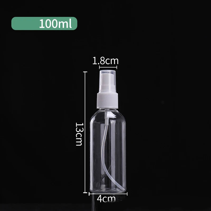 1PC Bottle Clear Plastic Empty Spray Bottle Portable Refillable Perfume Clear Sample Dispenser Small Spray Bottle
