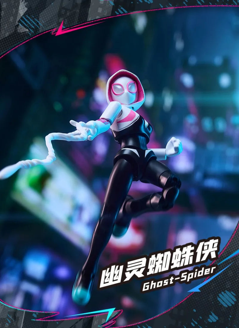 In Stock BLOKEES Marvel Comics Star Edition GV01 GV06 Spider-Man Scarlet Spider Shocker Splicing Toy Model Collection Gift