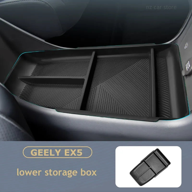 Armrest Storage Box For GEELY EX5 2026 Proton EMAS 7 2025 Organizer Interior Accessories