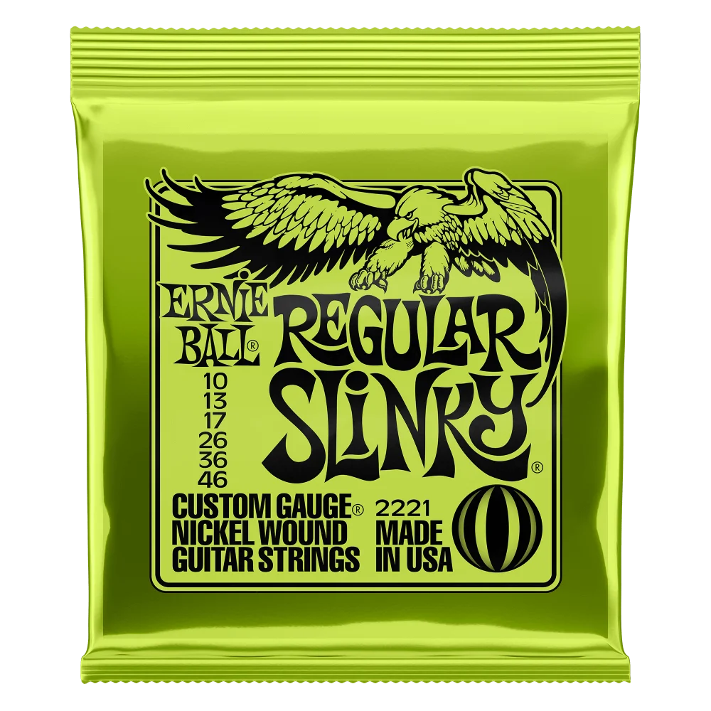 5pc/10pc Ernie Ball Slinky Nickel Wound Electric Guitar Strings – 7-Strings & 8-StringS Available