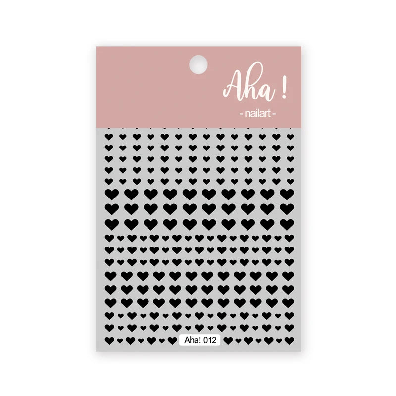 1Sheet Korean White Cloud Blue Nail Art Sticker 3D Star Moon Decal Pure Twilight Self-adhesive Manicure Slider Accessories RE#53