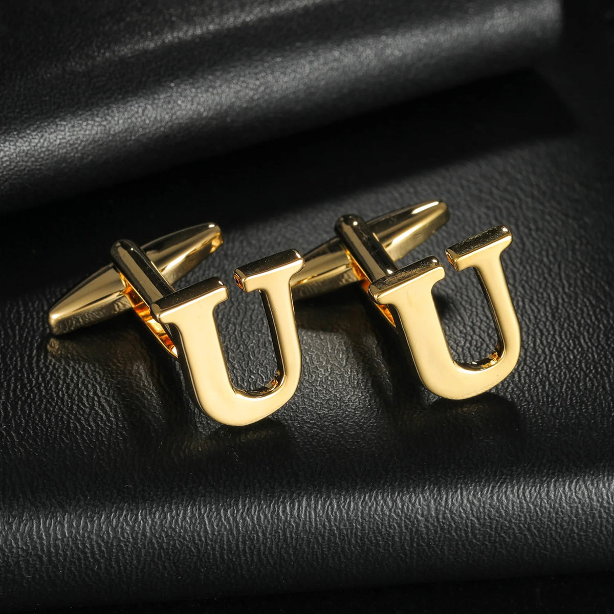 New High Quality Initial A-Z Cufflinks Alphabet Letter Copper Material Cuff Links For Business Mens Boys Tuxedo Shirts Gift