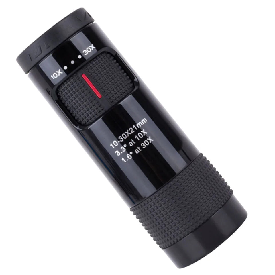 Powerful Monocular 10-30x21 Zoom Mini Telescope Portable Spotting Scope Camping Equipment Tourism Optical Sight Monocle