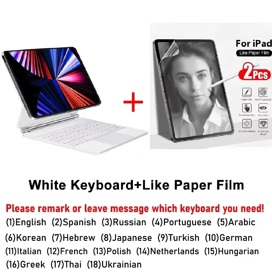 Magic Keyboard Cover For iPad Air 11 13 M3 M4 M5,Pro 11 12.9 13,For iPad A16 Air 4 5 10th 10.9 Magnetic Folio Keyboard Backlight