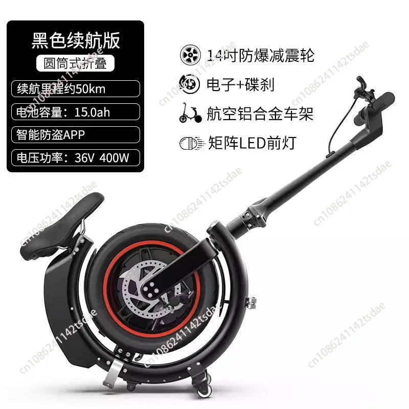 Folding Electric Bicycle Lightweight Portable Lithium Battery Power Assist Bike Men Women Daily Commuting Cross Border E-bike