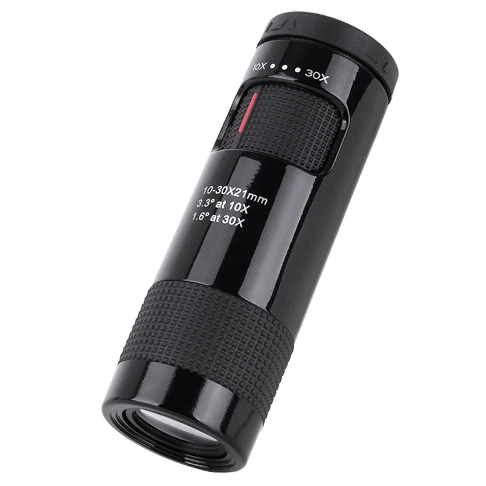 Powerful Monocular 10-30x21 Zoom Mini Telescope Portable Spotting Scope Camping Equipment Tourism Optical Sight Monocle