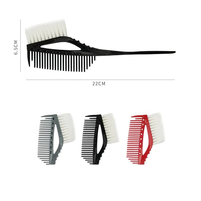 1PC Hair Dyeing Coloring Comb Barber Tinting Hair Brush DIY Styling Accessories Plastic Color Mixing Bowl Hair Styling Tool