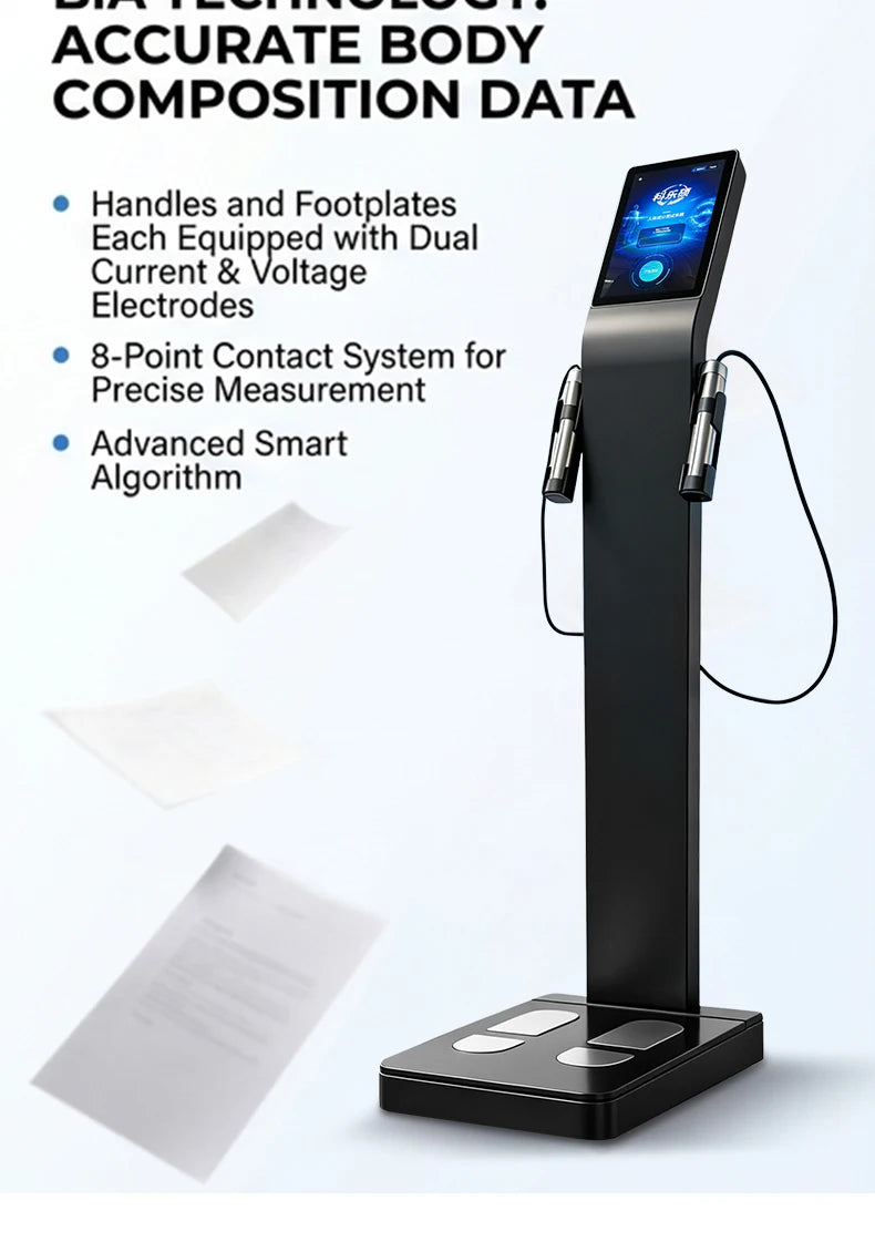 Professional 3D Whole Body Health Scanner Touch Screen Body Composition Analyzer
