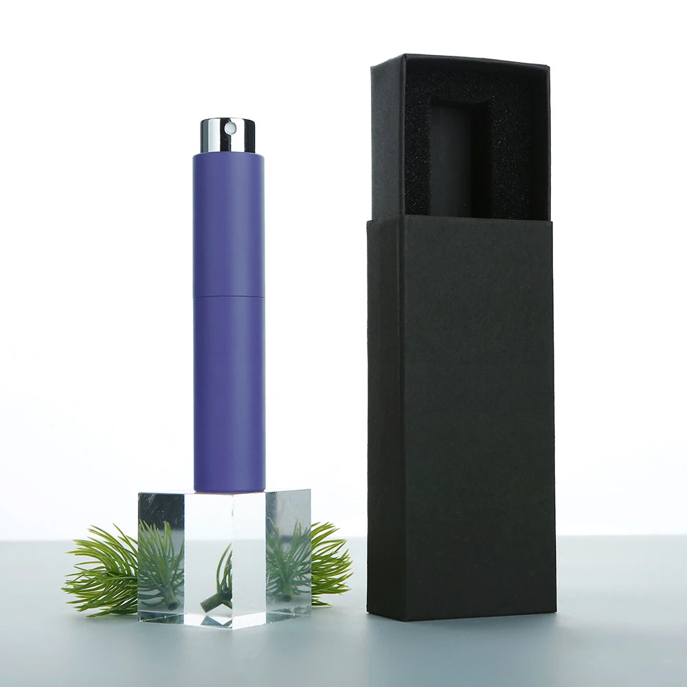 10/15/20pcs 10ml Perfume Bottle and Boxe Rotary Press Fine Mist Perfume Sprayers Reusable Perfume Gift Box Separate Bottles