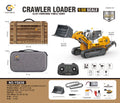 Mini Excavator 1/50 970 Electric Excavator Simulation Model With Lighting System Desktop Remote Control Excavator Model Toy