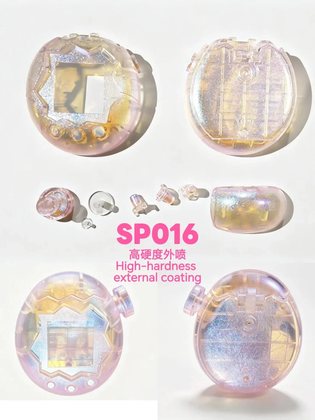 Tamagotchi Paradise Replacement Shell Spray Painted Transparent Protective Case For Electronic Virtual Pet Device