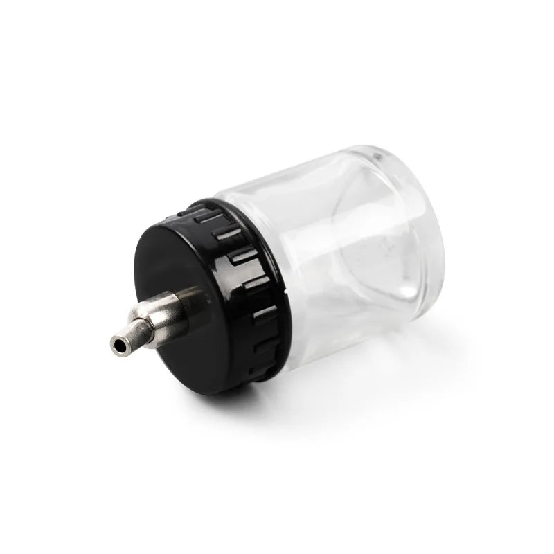 1PCS 22cc Glass Airbrush Pot Bottle Dual Action Airbrush Painting Bottle Container Professional Ink Cup Spray Gun Paint Jar
