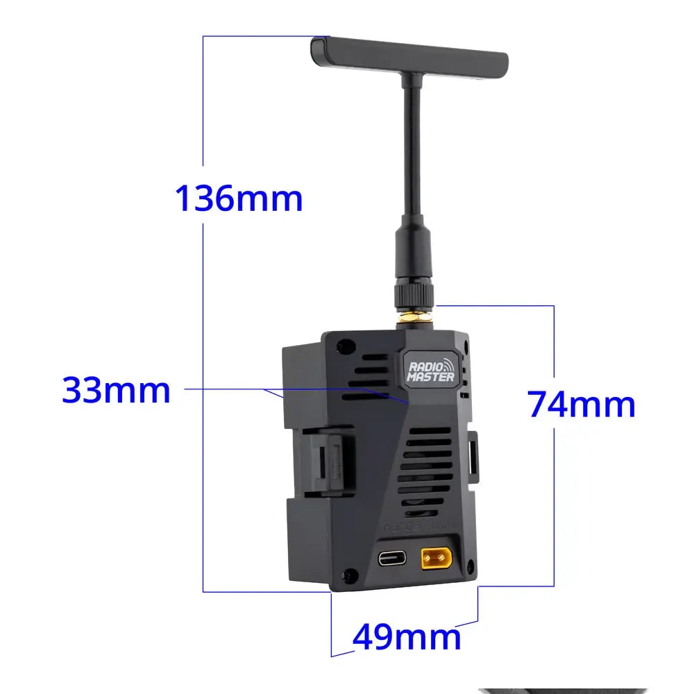 RadioMaster Ranger Micro 2.4GHz ELRS RF Module Support Bluetooth With ExpressLRS ISM FW for Boxer TX16S TX12 MKII