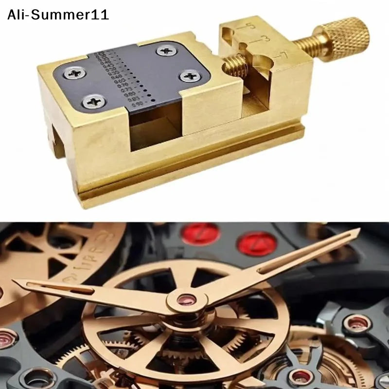 【Wq0】Watch Repair Fixture Pliers Watch Collet Tightening Tool Watch Head Holder Table Vice Pointer Tube Clamp Watch Repair Tools