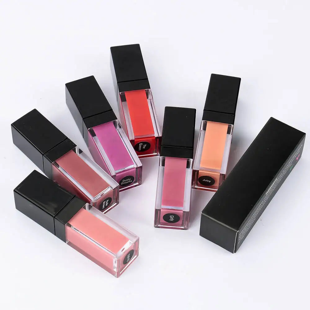High Pigment No Logo Lip Gloss Custom Packaging Makeup Lipgloss Vegan New Arrival Lip Gloss