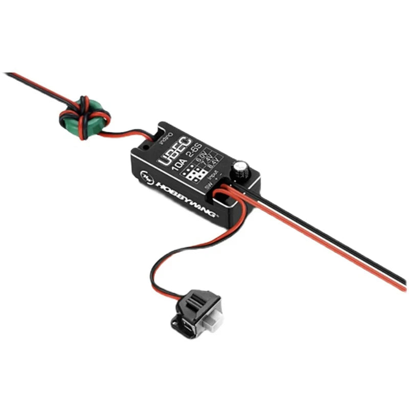 Hobbywing UBEC 10A Voltage Regulator Module Waterproof 2-6S 6 / 7.4 / 8.4V 10A Adjustable Metal Shell BEC For RC Car Parts