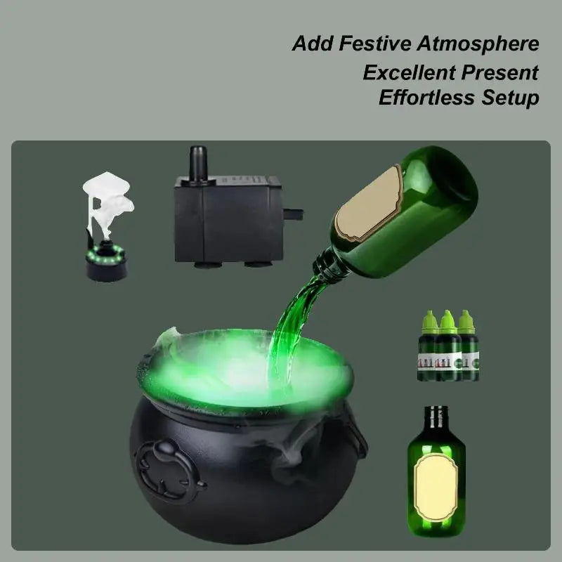 Halloween Black Bowl Magic Float Bottle And Diffuser Horror House Decoration Hocus Pocus Party Scary Props Halloween Decor