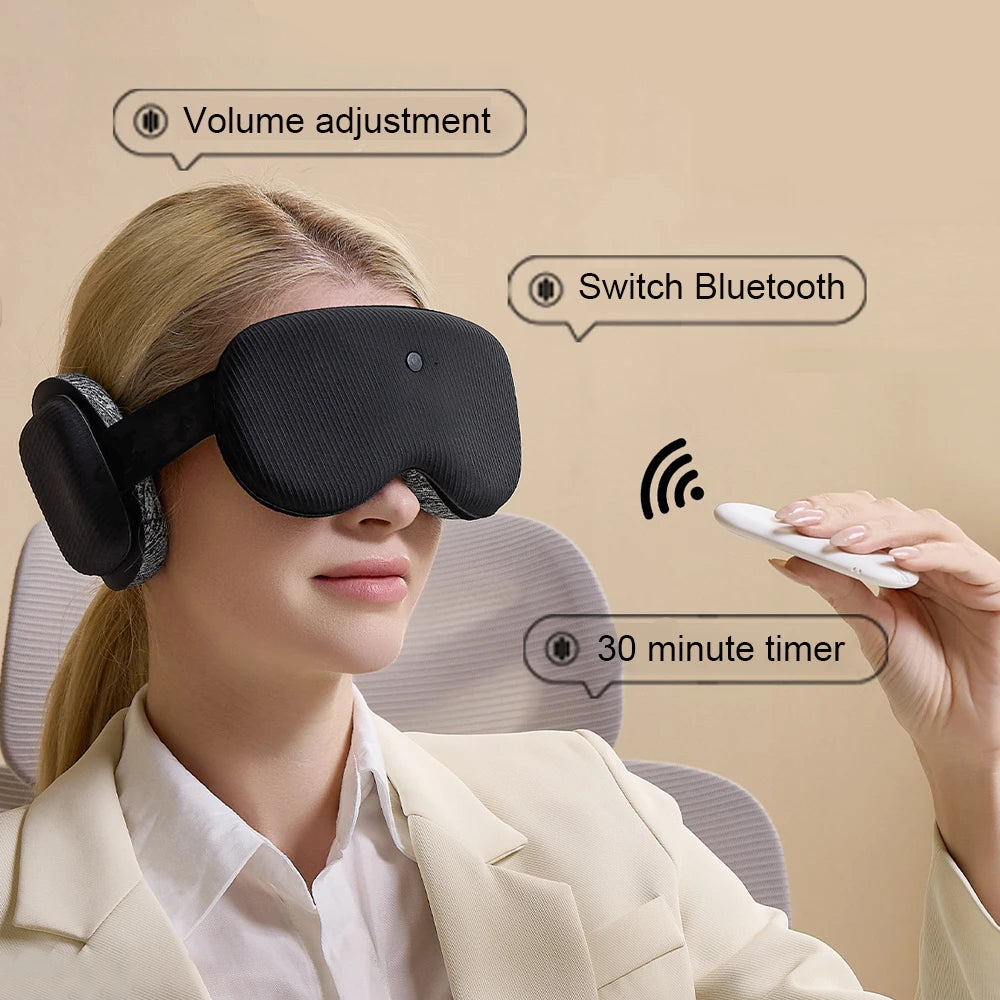 3D Bluetooth Sleep Mask with Headphones Wireless Sleep Headphones  Eye Mask with Bluetooth Headphone Blindfold