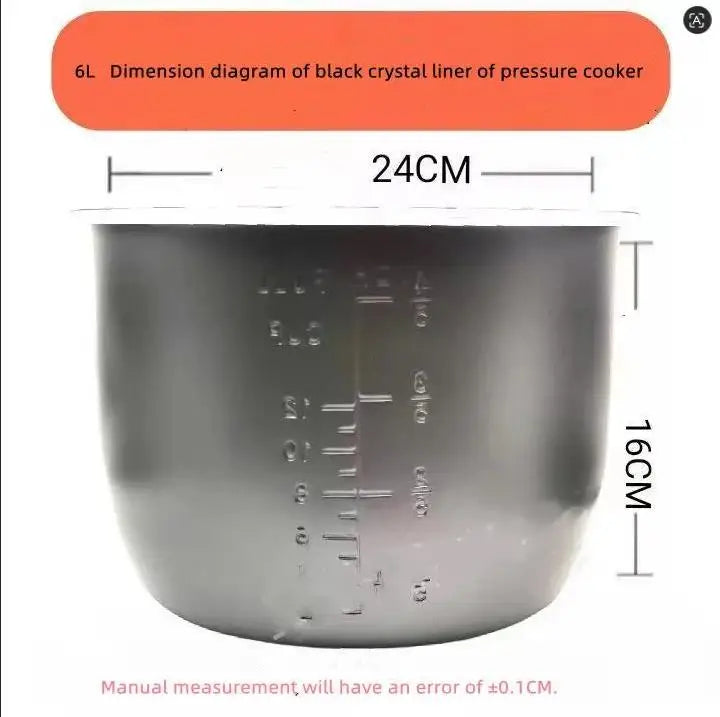 Universal inner pot accessories 4L/5L/6L step-up pressure cooker non-stick pot inner pot universal inner pot pot core