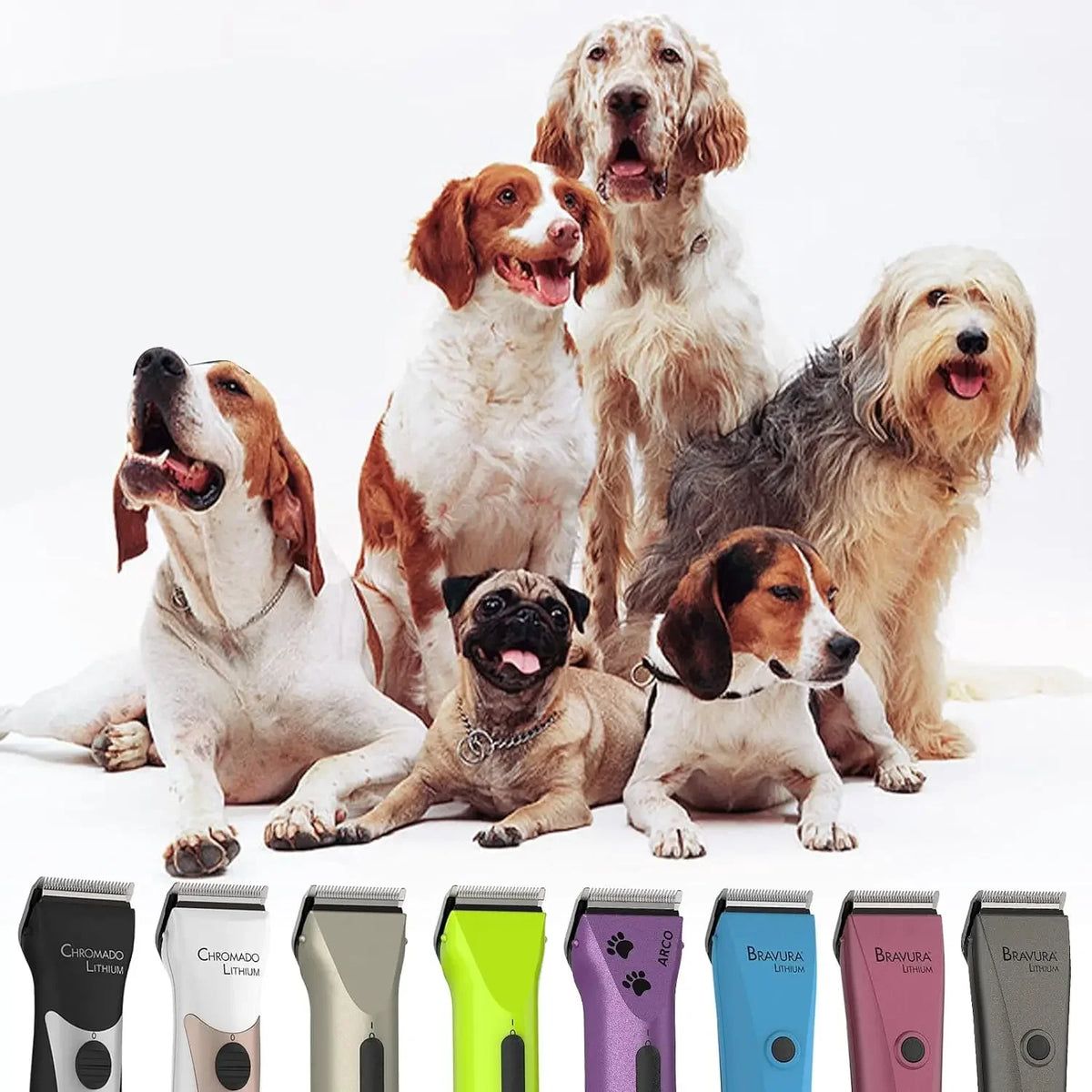 Professional Animal Dog Pet 5-in-1 Adjustable Cut Length 0.7-3mm, For Wahl Arco, Bravura, Chromado, Creativa, Figura, Motion Clippers