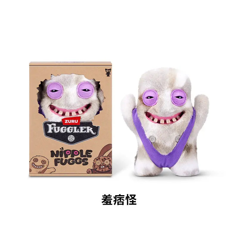 Zuru Fuggler Original Genuine Funny Ugly Monster Plush Toy Nipple Fuggs Trendy Collectible Stuffed Doll For Adult Collection