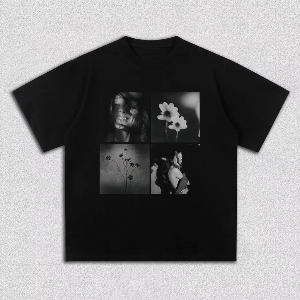 2026 Ariana Grande Petal Photo Merch 2026 T Shirt Cotton Unisex Men's T-Shirt Y2k Casual High-Quality Tour Exclusive Fans Tee