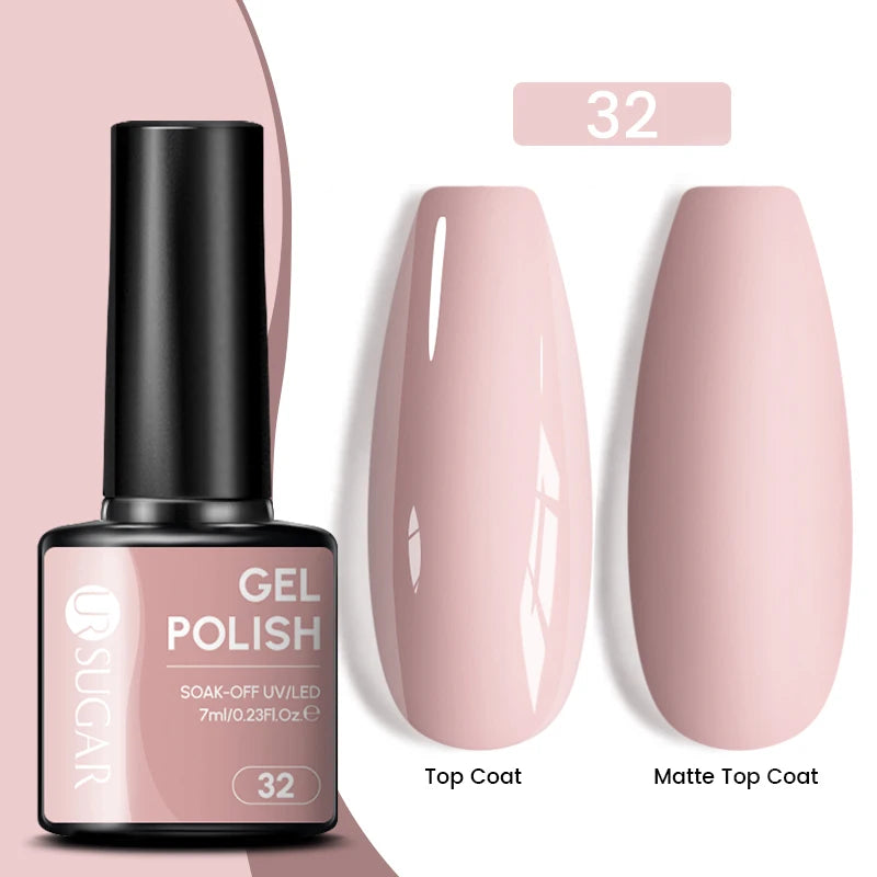 UR SUGAR 7.5ml Reflective Magnetic Gel Nail Polish Glitter Silver Pink Magnet Gel Soak Off UV LED Nail Manicure Varnish UV Gel