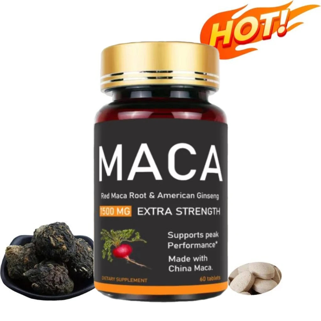 Original Ashwagandha, Ginseng& Maca Tablets, Male Supplement, Immunity Capsules for Men