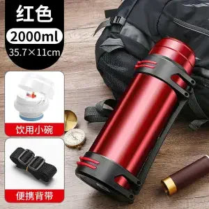 3L/2L High capacity Stainless steel thermos Fashion everyday, outdoor,automotive water thermo cup Portable insulation Vacuum cup