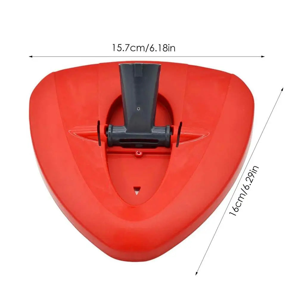 Replacement Swivel Triangle Mop Head Cover Plastic Disc Housing Base Accessory Suitable for Easy Wring Mop