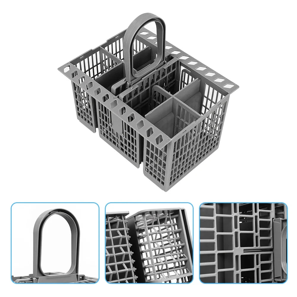 Detachable Dishwasher Cutlery Basket Portable Tableware Fork Spoon Cutlery Storage Kitchen Multifunctional Dishwashing Tools ﻿