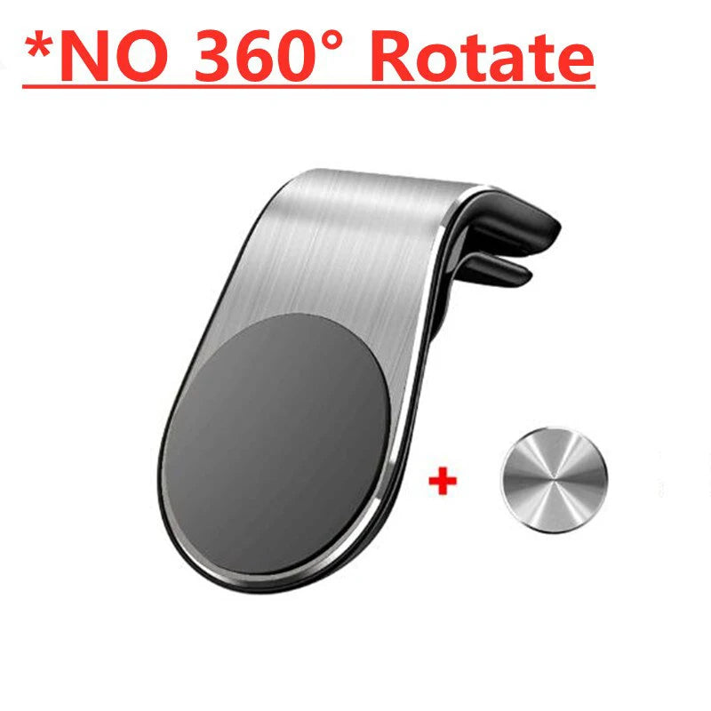 L-Type Magnetic Car Mobile Phone Holder Universal Air Vent Car Smartphone Mount Cell Phone GPS Support For iPhone Xiaomi Bracket