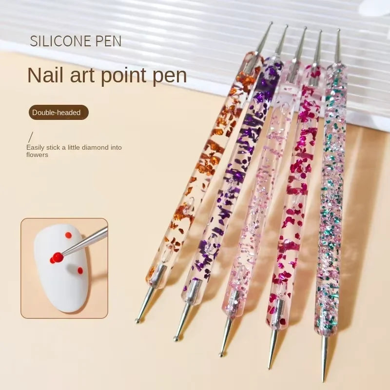 15/20Pcs Fine Detail Paint Brush Set Acrylic UV Gel Drawing Dotting Manicure Nail Art Design Tools Makeup Accessorie Gel Brush