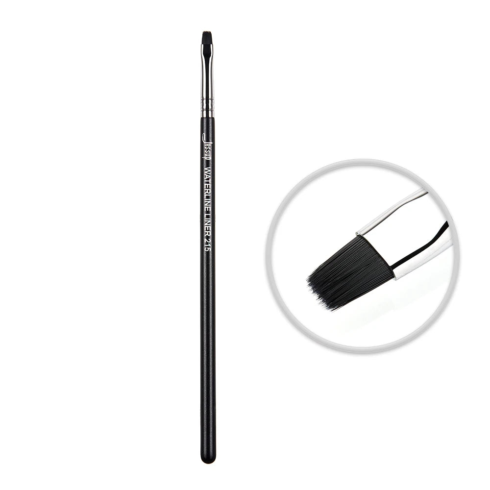 Jessup Eyeliner Brush Makeup Thin Bent Precision Angled Flat Definer Ultra Fine Pencil Precision Synthetic S151