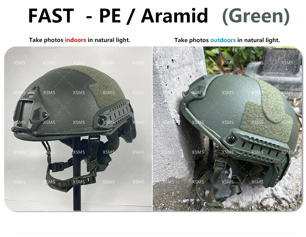 Protective Helmet  -FAST - Aramid  - Whith Wendy