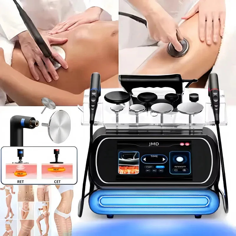 2026 3 in 1 448KHZ RF Tecar Therapy RET CET Diathermy Body Sliming Machine Pain Relief Skin Tightening INDIBA Deep Care 2025