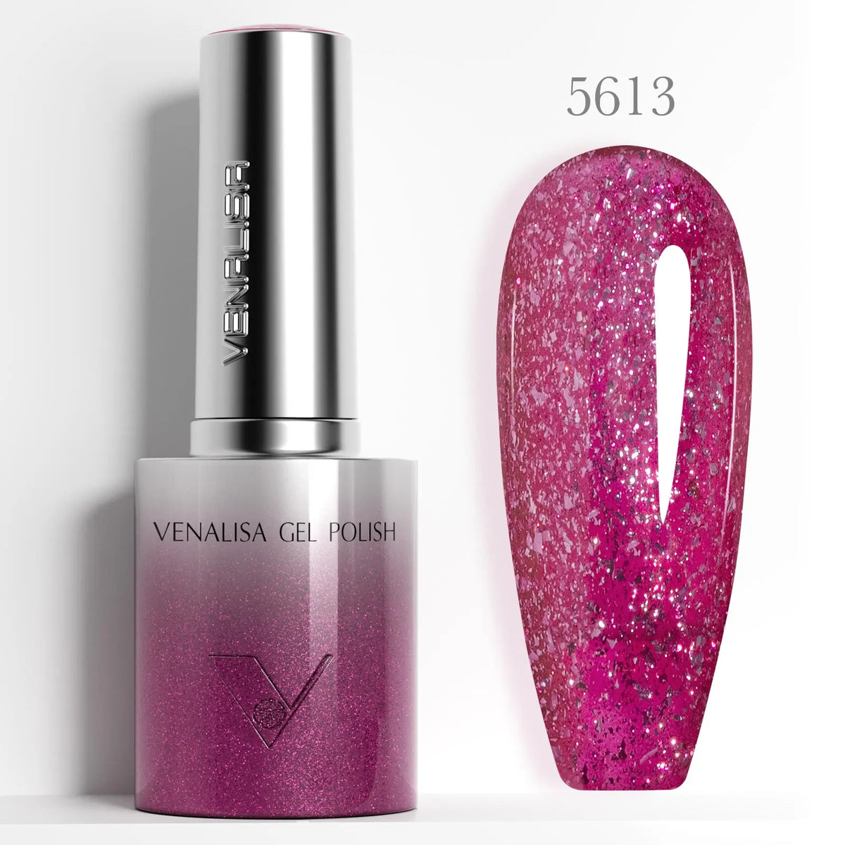 10ml Venalisa Hema Free TPO Free Gel Nail Polish Christmas New Year Soak Off Glitter Red Colors Cat Eye Magnet Nail Gel Polish