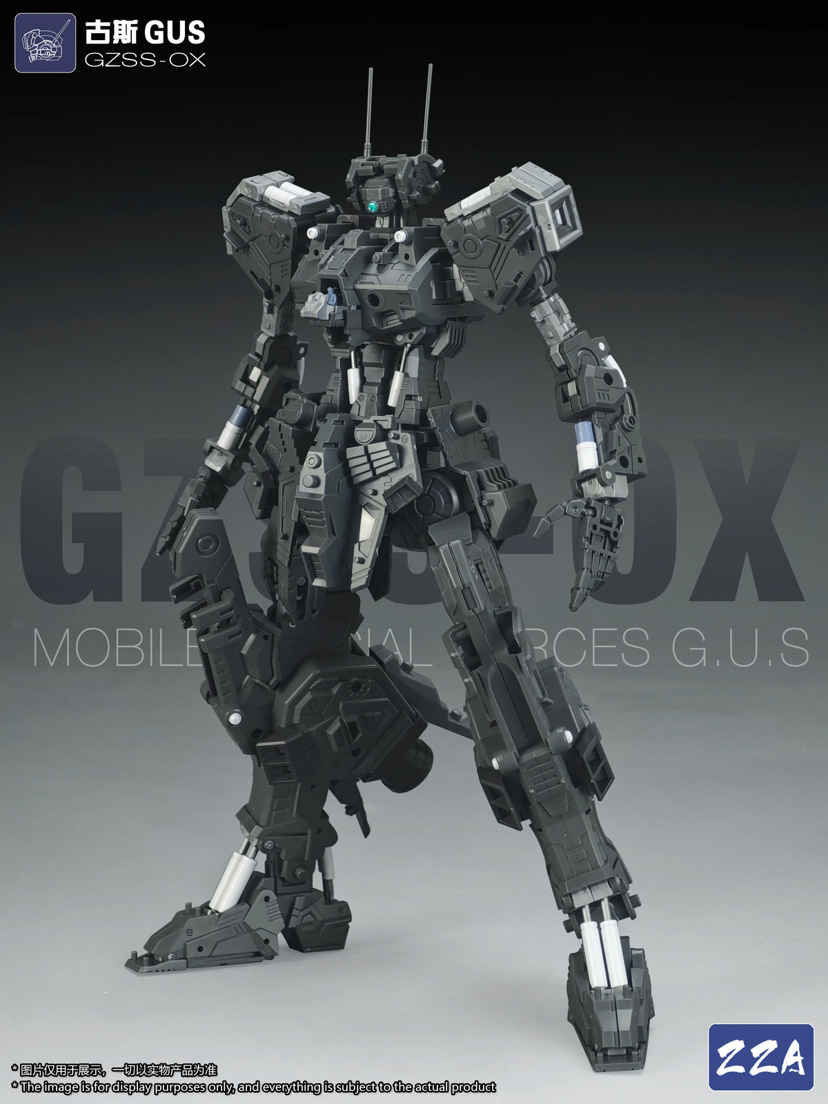 In Stock ZZA Model GUS GZSS-OX Assembling Movable Toys Model 1/100 Mecha MOBILE SPECIAL FORCES GUS ZZZA Model