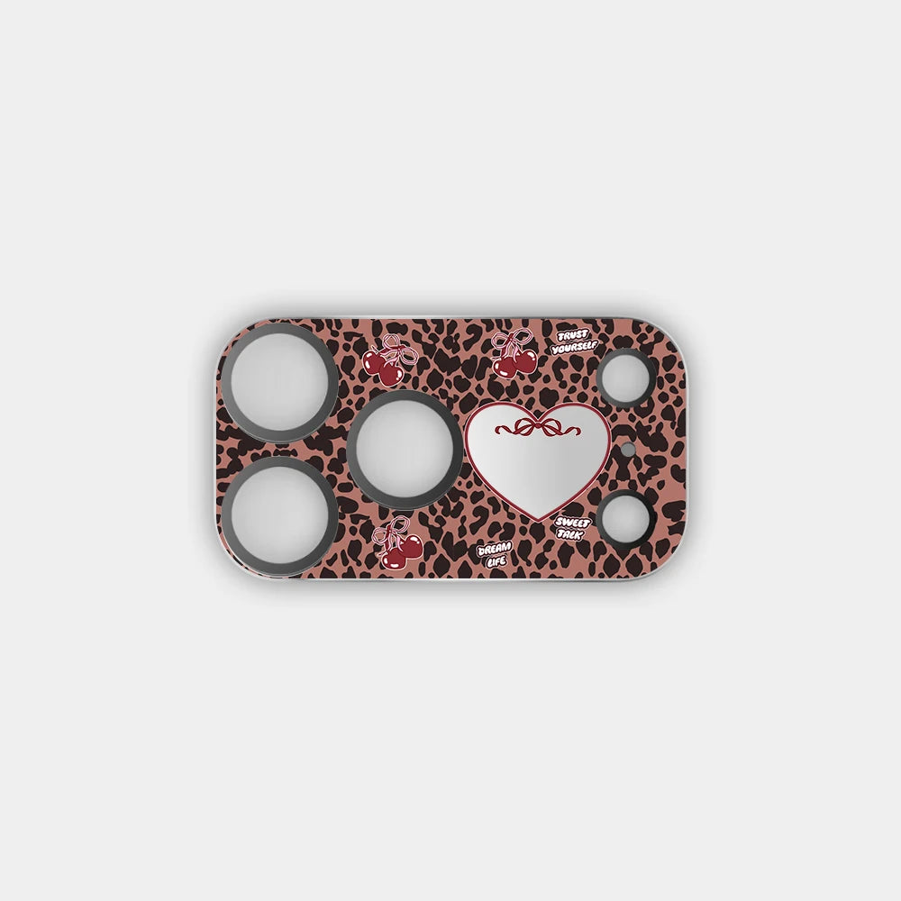 51-100 Cartoon Electroplated Camera Lens Protector for iPhone 17 Pro Max / 17 Pro Scratch Resistant Glass Rear Cover