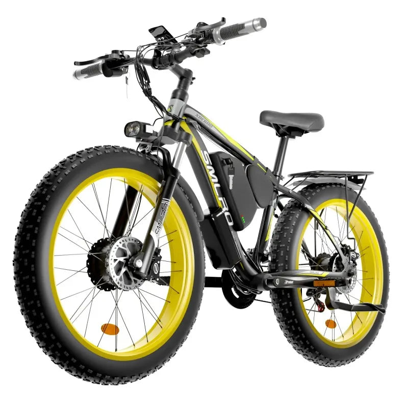 Electric Bicycle 21Speed 48V 1000W 2000W Dual Motor 22.4ah 26 Inch Electric Fat Bike Aluminum Alloy Ebike All-terrain E-bike