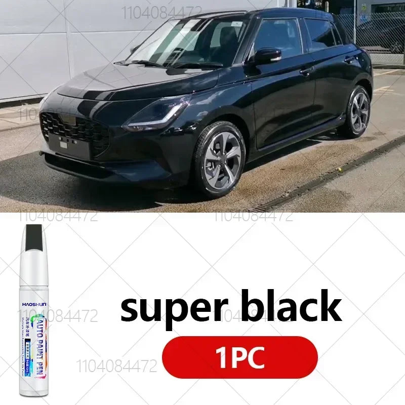 Paint Repair Pen Touch Up Scratch Remover DIY Auto Accessories Black White yellow For Maruti Suzuki Swift 2004-2025 ZC83 ZC33 WB