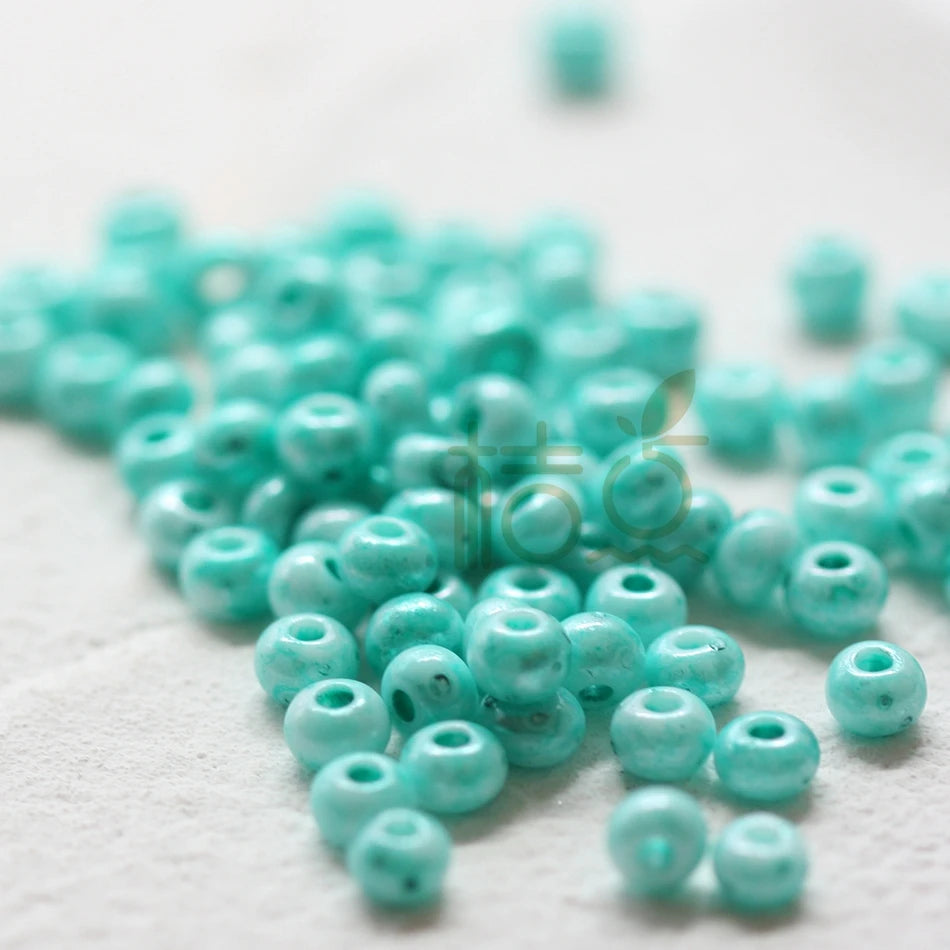 DIY Supply-10 Grams Czech Glass Preciosa 6/0 Seed Beads - Size 6 (6C3)