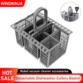 Detachable Dishwasher Cutlery Basket Portable Tableware Fork Spoon Cutlery Storage Kitchen Multifunctional Dishwashing Tools ﻿
