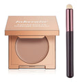 Eye Concealer Corrector With Brush Moisturizing Natural Foundation Long Lasting Waterproof Cover Dark Circles Under Eye Makeup