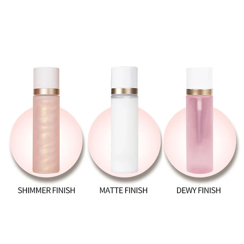 Private Label 100ml Setting Spray Custom Logo 3color Oil-control Long-lasting Sweat-proof Hydrating Glitter Pearlescent Makeup