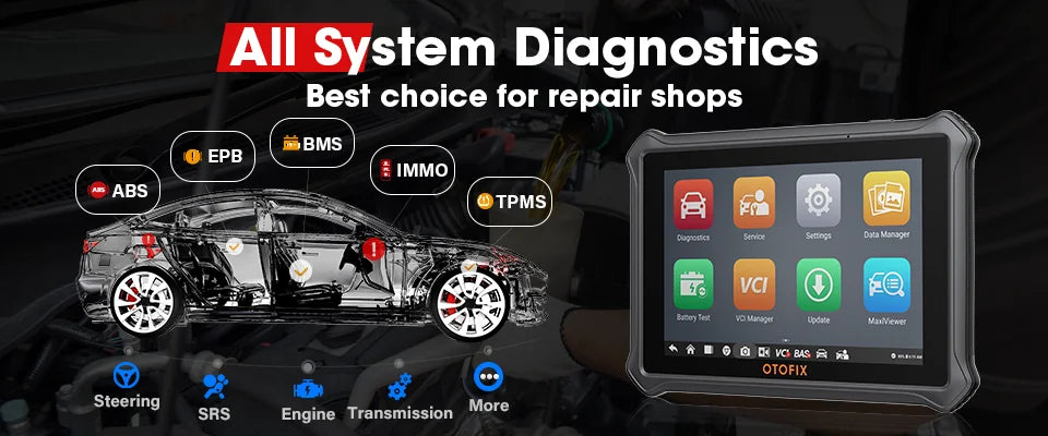 OTOFIX D1 Lite Automotive OBD2 Scanner 2 Year Update BiDirectional Control All System Diagnostic Scan Tool FCA SGW CAN FD & DoIP